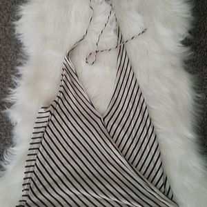 Striped halter tank